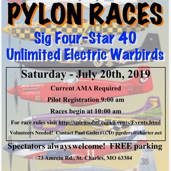 July 20th Pylon Racing